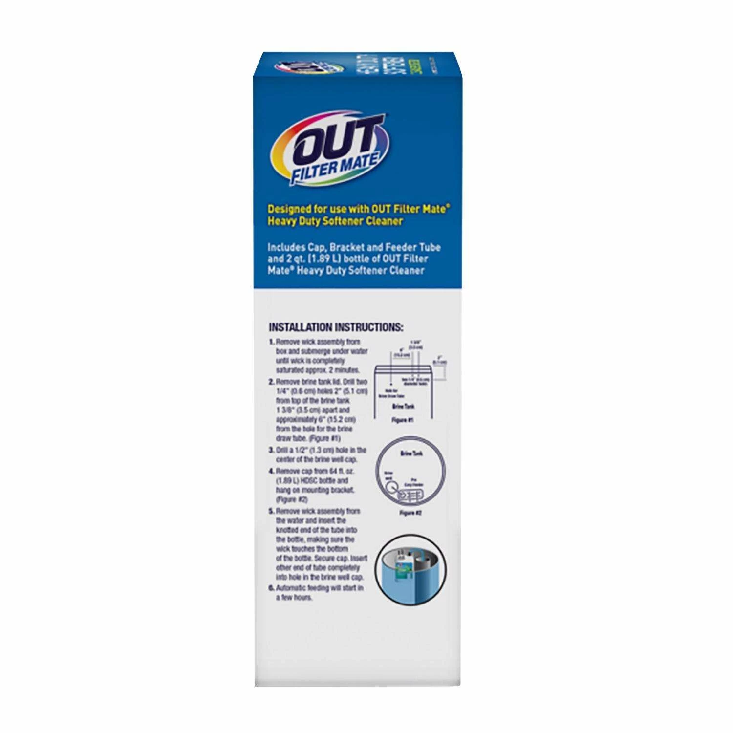 OUT Filter Mate Softener Cleaner System Kit Liquid 64 Oz - Image 2