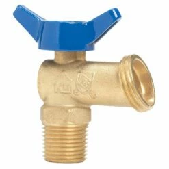 Homewerks 1/2 In. MIP X 3/4 In. MHT Brass Boiler Drain