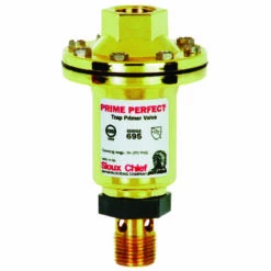 Sioux Chief PrimePerfect 1/2 In. X 1/2 In. FPT X MHT Brass Trap Primer Valve