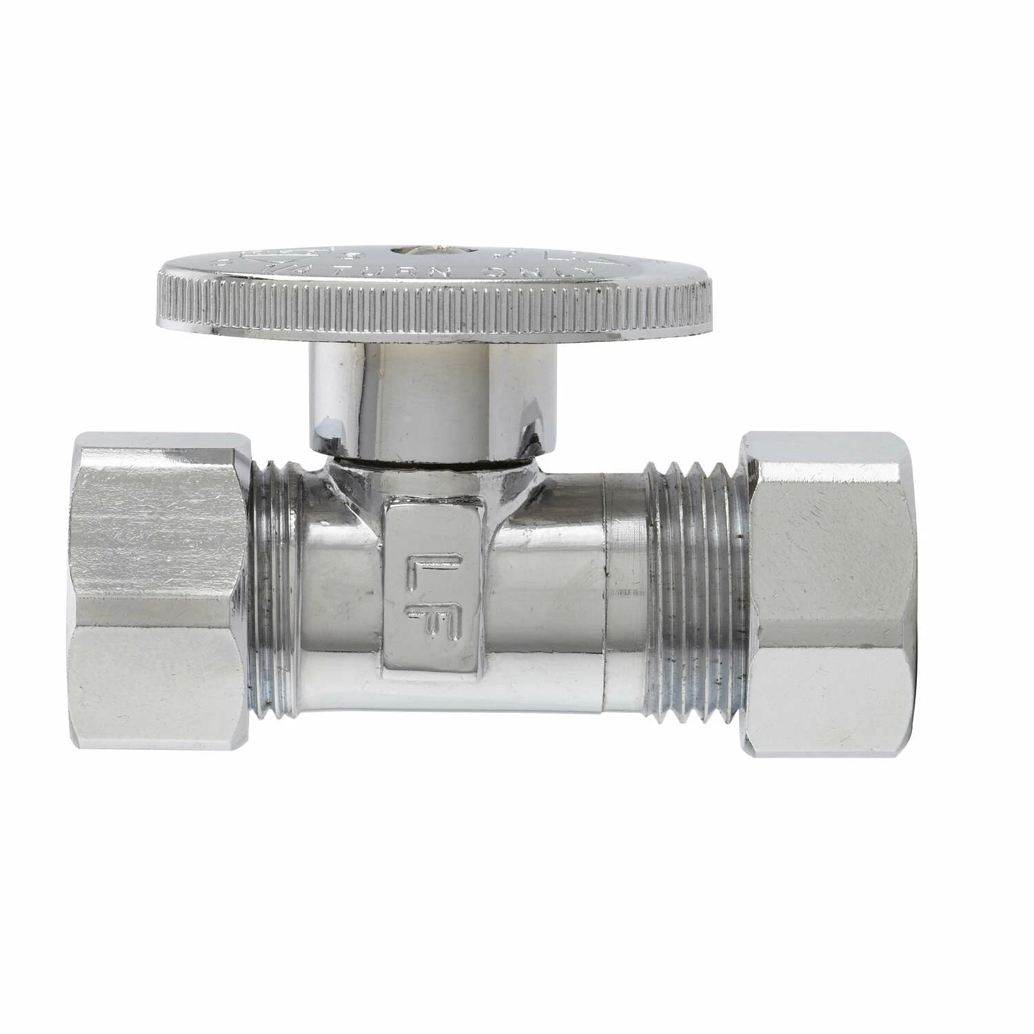 Ace 5/8 In. Compression X 7/16 In. MPT Brass Straight Stop Valve - Image 3