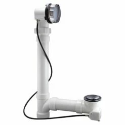 Keeney 1-1/2 In. D Chrome Plastic Bath Drain