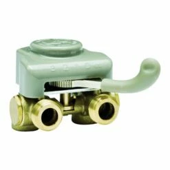 Keeney 1/2 In. 1/2 In. Brass Shut-Off Valve