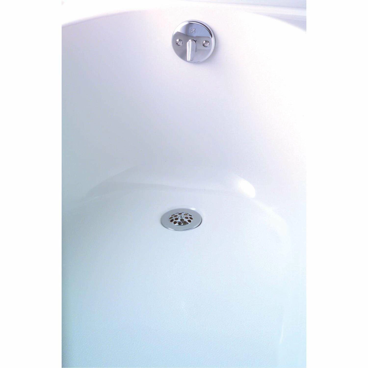 Keeney 1-1/2 In. D Chrome Plastic Triplever Bath Drain - Image 2