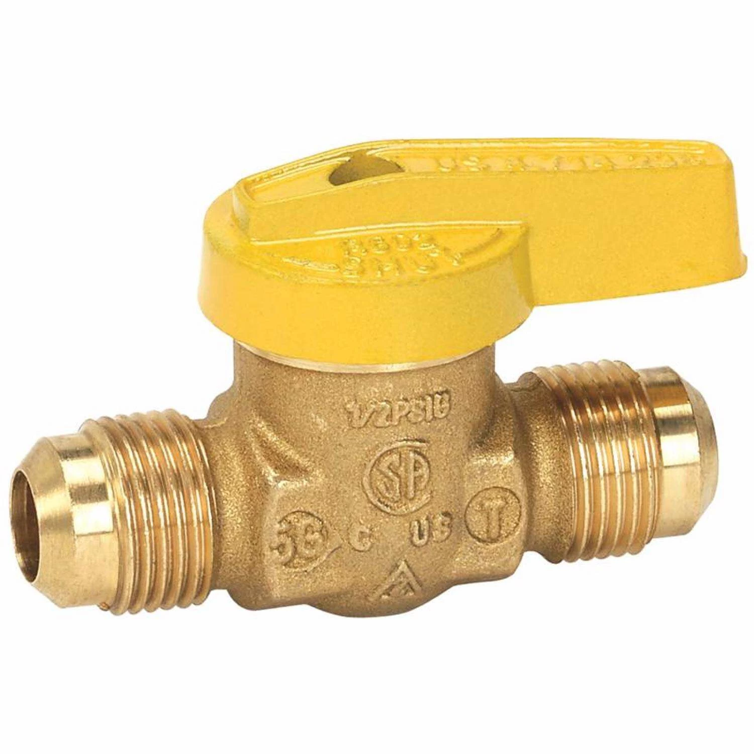 Homewerks 3/8 In. Brass Flare Gas Ball Valve