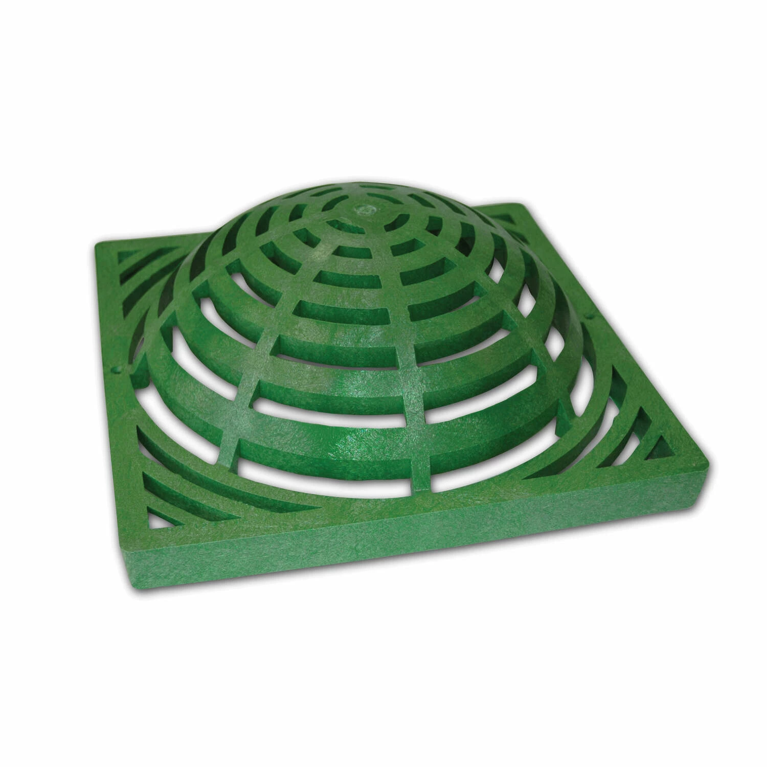 NDS 12 In. Green Square Polyolefin Atrium Grate