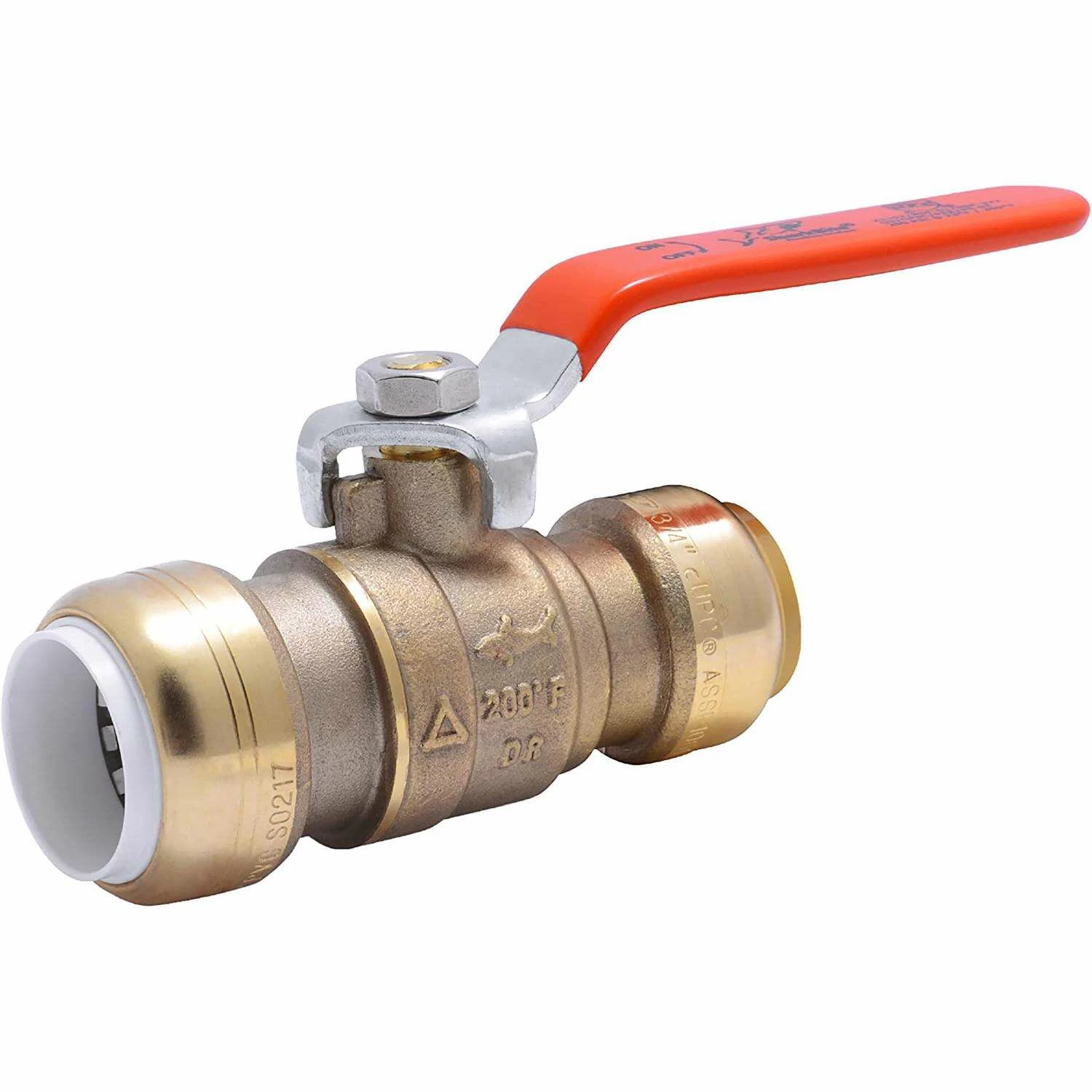 SharkBite 3/4 In. Brass Push Fit Ball Valve Full Port
