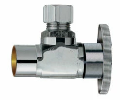 Keeney 1/2 In. FPT In. X 3/8 In. Brass Shut-Off Valve