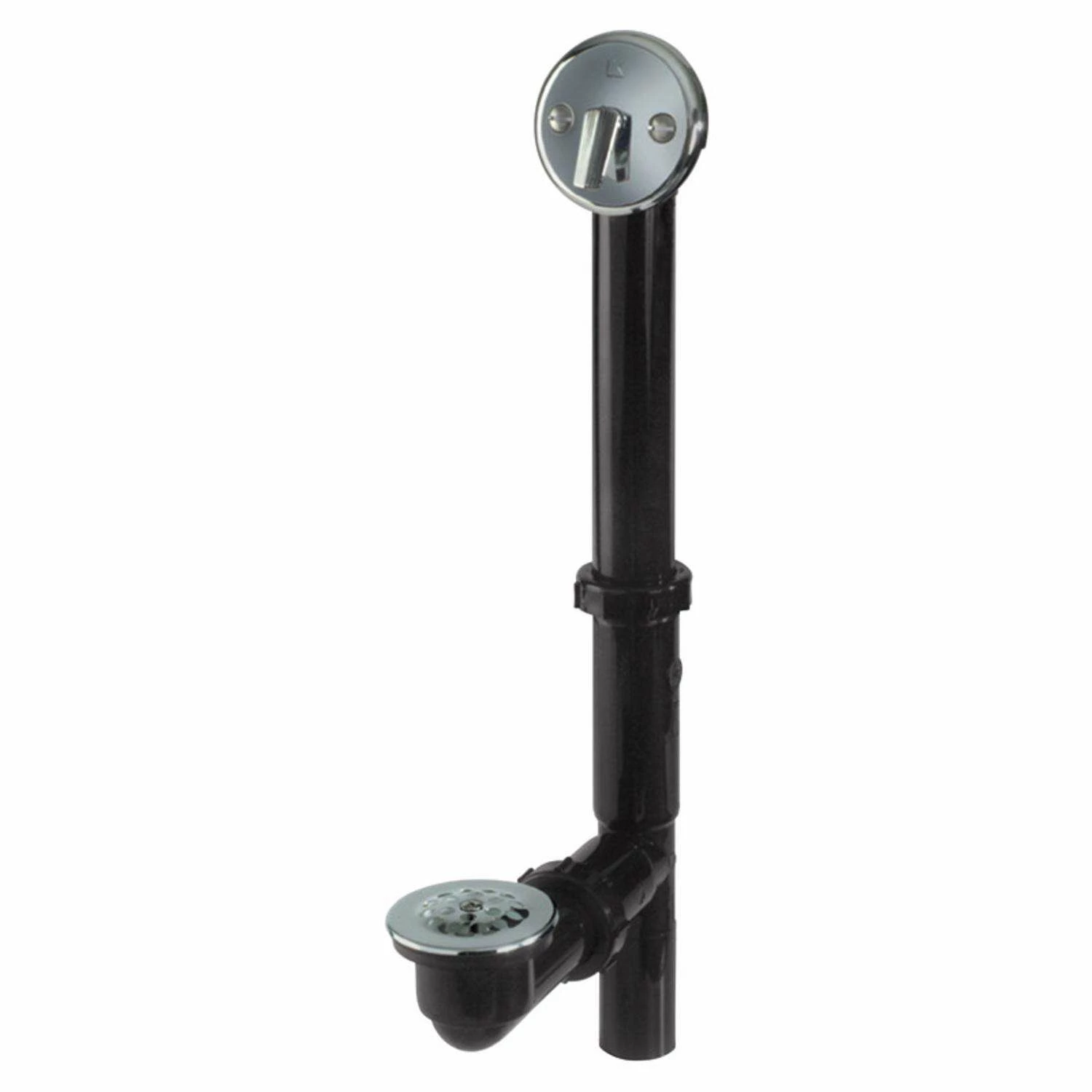 Keeney 1-1/2 In. D Chrome Plastic Triplever Bath Drain