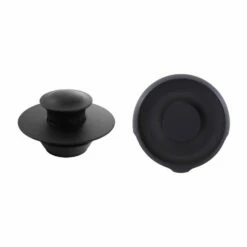 Danco 3 In. Matte Black Round Drain Cover