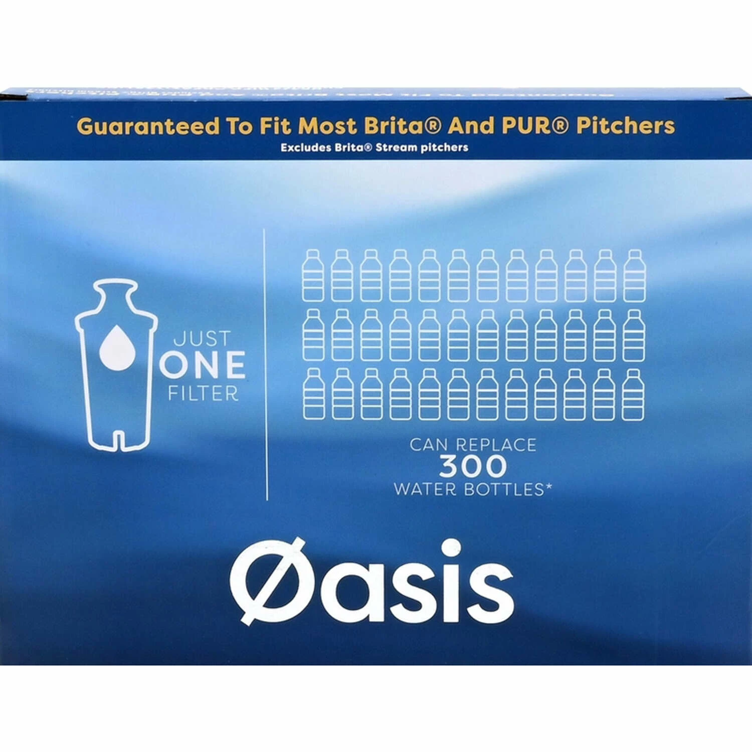Oasis Water Pitcher Replacement Water Filter For Brita And PUR - Image 3