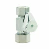BrassCraft 1/4 In. Compression Outlets X 1/2 In. Compression Brass Shut-Off Valve