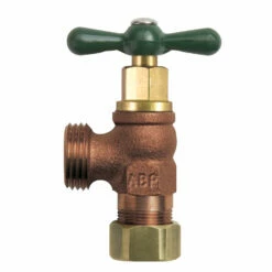 Arrowhead Brass 1/2 In. Copper Compression X 3/4 In. MHT Brass Angle Valve
