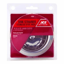 Ace 3-1/2 In. D Stainless Steel Basket Strainer Assembly