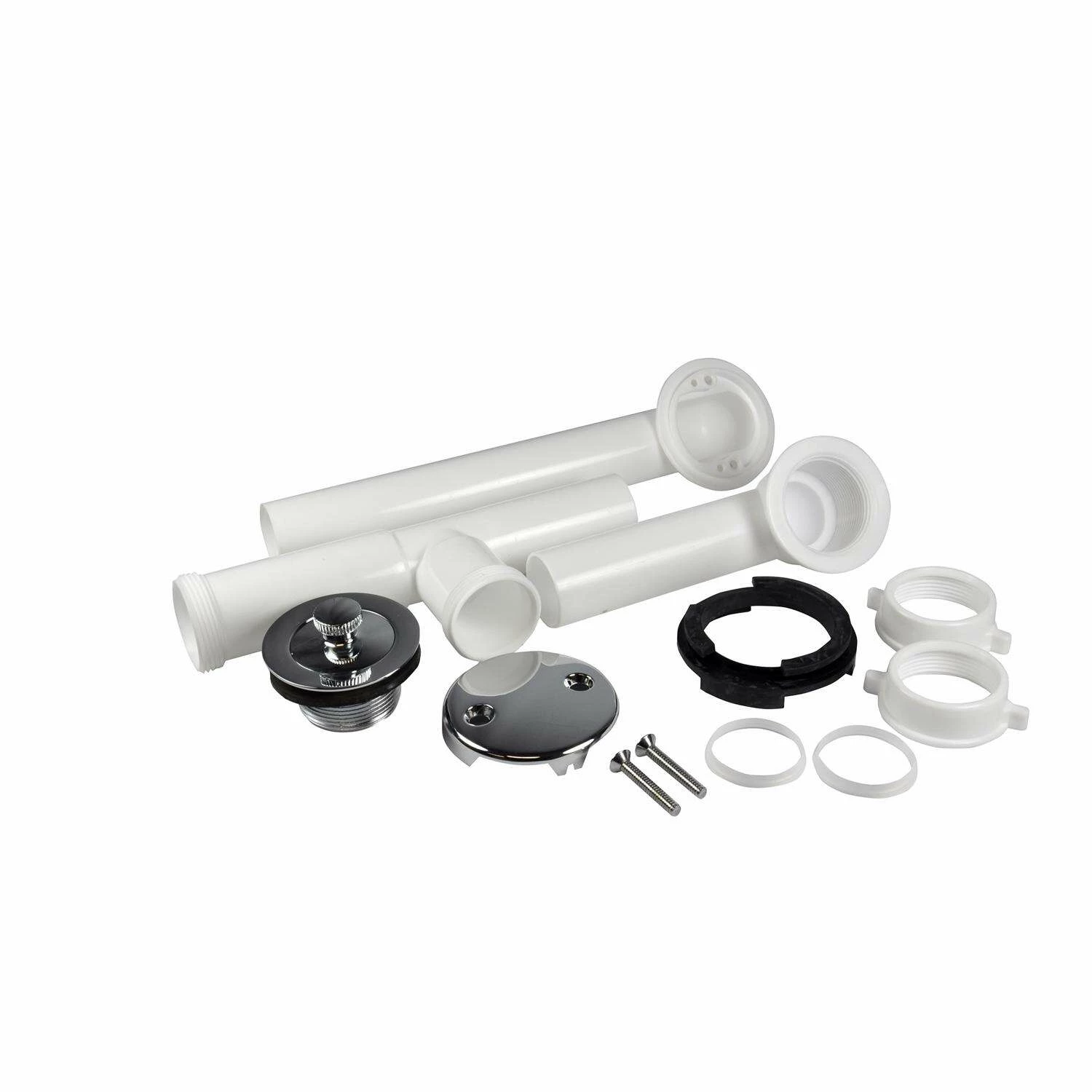 Danco 1-1/2 In. D Chrome Plated Plastic Tub Drain Kit - Image 2