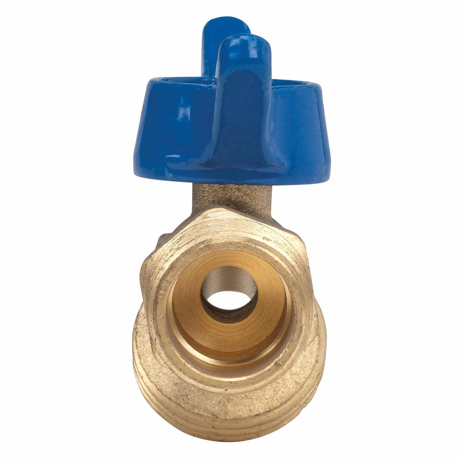 Homewerks 1/2 In. MIP X 3/4 In. MHT Brass No-Kink Hose Bibb - Image 2