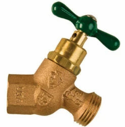 Arrowhead Brass 1/2 In. FIP X 3/4 In. MHT Anti-Siphon Brass No-Kink Hose Bibb