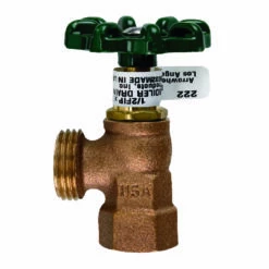 Arrowhead 1/2 In. FIP MHT Brass Boiler Drain