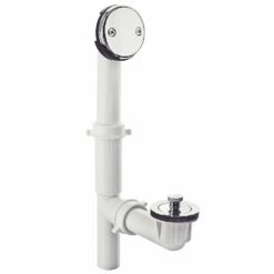 Danco 1-1/2 In. D Chrome Plated Plastic Tub Drain Kit