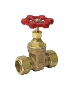 B&K ProLine 3/4 In. Comp X Comp Brass Gate Valve