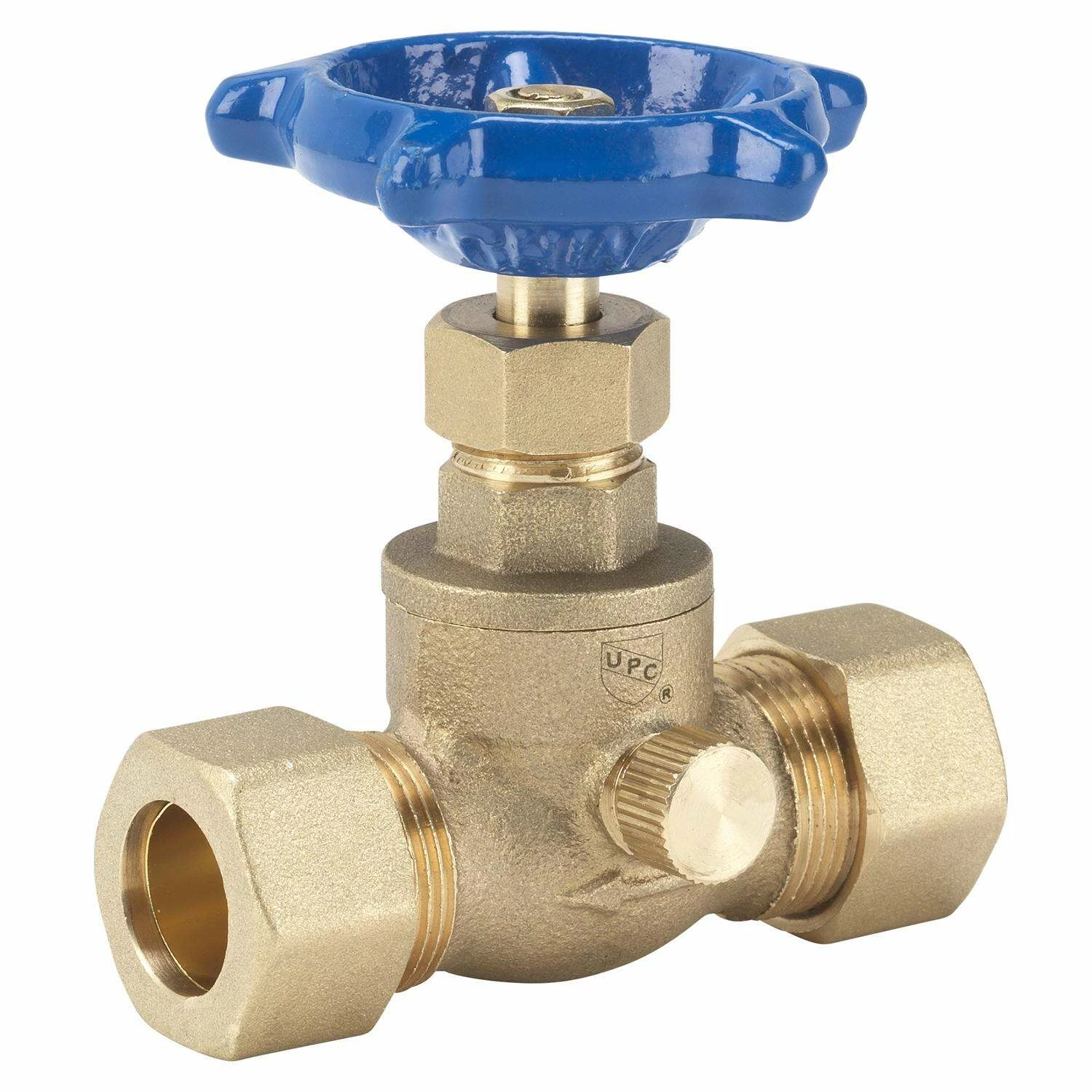 Homewerks 3/4 In. Compression X 3/4 In. Compression Brass Stop And Waste Valve - Image 2
