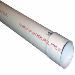 Charlotte Pipe PVC Sewer And Drain Pipe 4 In. D X 10 Ft. L Bell 0 Psi