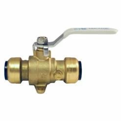 Apollo® Apollo Tectite 3/4 In. Brass Push Fit Ball Valve With Drain Standard Port