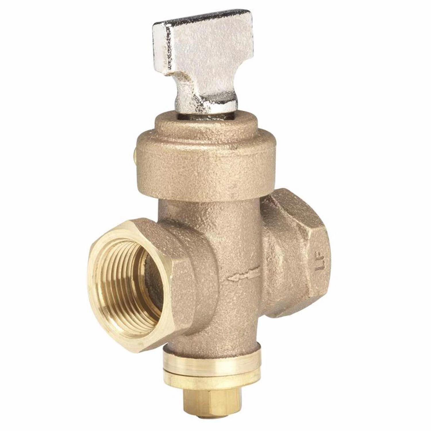 Homewerks 3/4 In. FIP X 3/4 In. FIP Bronze Ground Key Stop & Drain Valve