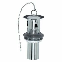 Plumb Pak 1-1/4 In. D Chrome Plated Brass Pull Out Plug