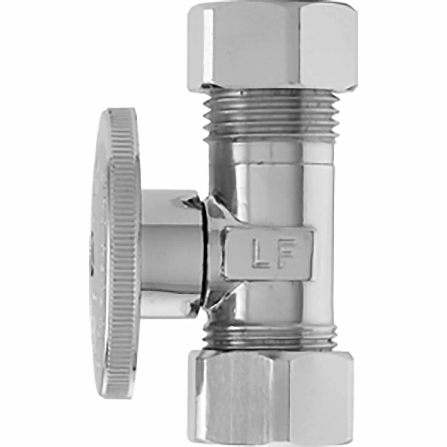 Ace 5/8 In. Compression X 7/16 In. MPT Brass Straight Stop Valve - Image 2