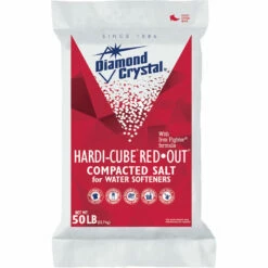 Diamond Crystal Hardi-Cube Red Out Water Softener Salt Crystal 50 Lb