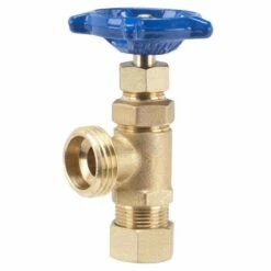 Homewerks 3/4 In. X 3/4 In. FIP X MHT Brass Boiler Drain Valve