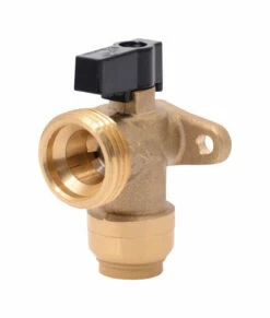 SharkBite 1/2 In. PTC X 3/4 In. MHT Brass Washing Machine Valve
