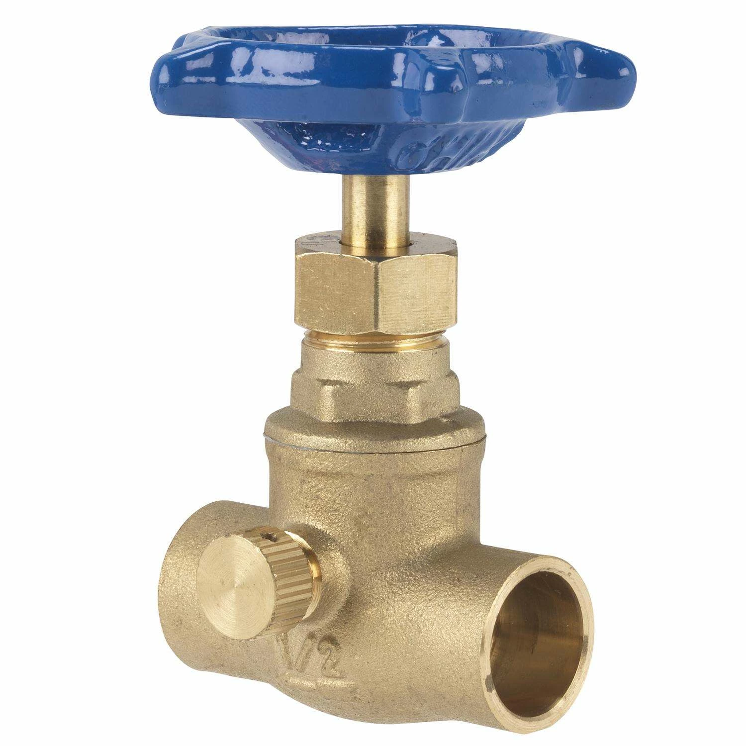 Homewerks 3/4 In. Sweat X 3/4 In. Sweat Brass Stop Valve