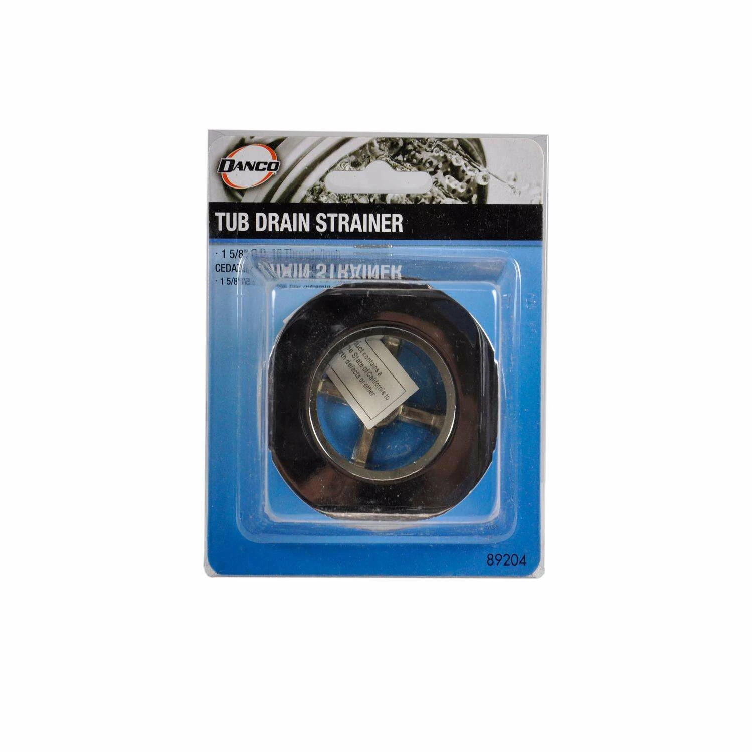 Danco 2-3/4 In. D Chrome Brass Drain Strainer Silver - Image 6