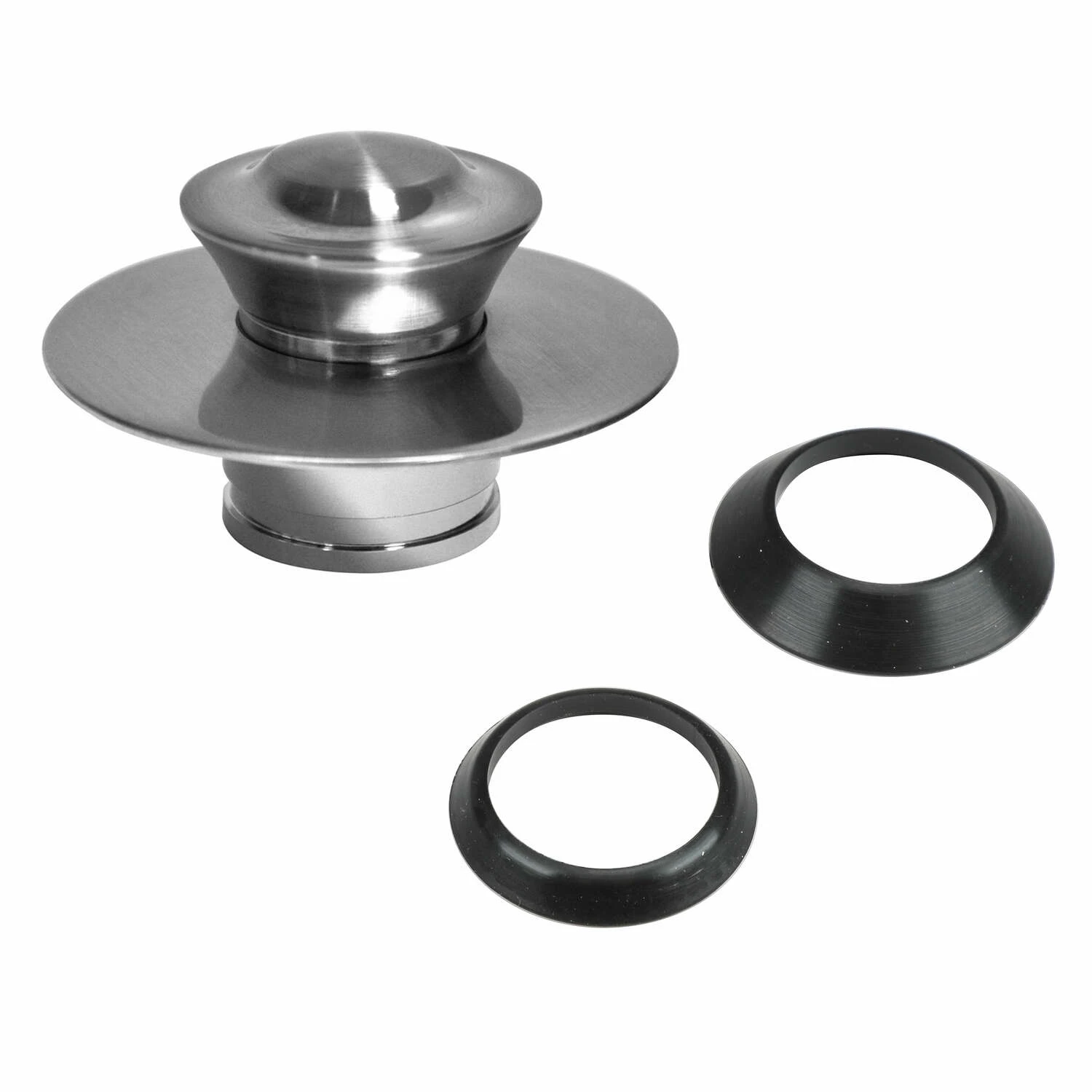 Danco 3 In. Brushed Nickel Metal Drain Cover - Image 2