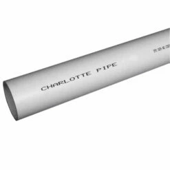Charlotte Pipe Schedule 40 PVC Foam Core Pipe 4 In. D X 10 Ft. L Plain End 0 Psi
