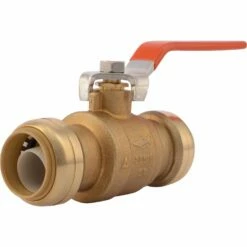 SharkBite 1 In. Brass Push Fit Ball Valve