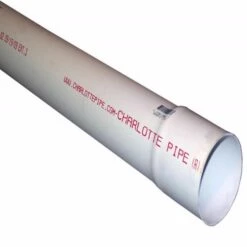 Charlotte Pipe PVC Sewer Main 4 In. D X 10 Ft. L Bell 0 Psi