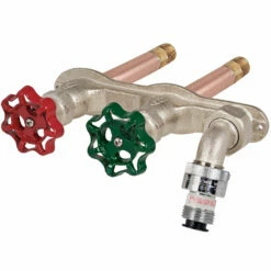 Prier 1/2 In. MPT X 1/2 In. Sweat Anti-Siphon Brass Freezeless Wall Hydrant