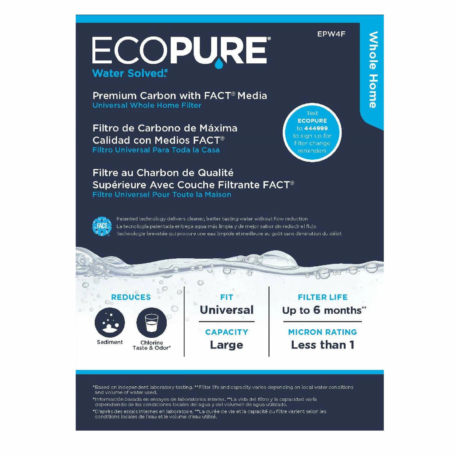 EcoPure Whole House Replacement Filter For Ecopure - Image 2