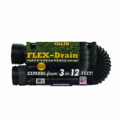 Flex-Drain 12 Ft. L Poly Drain Pipe