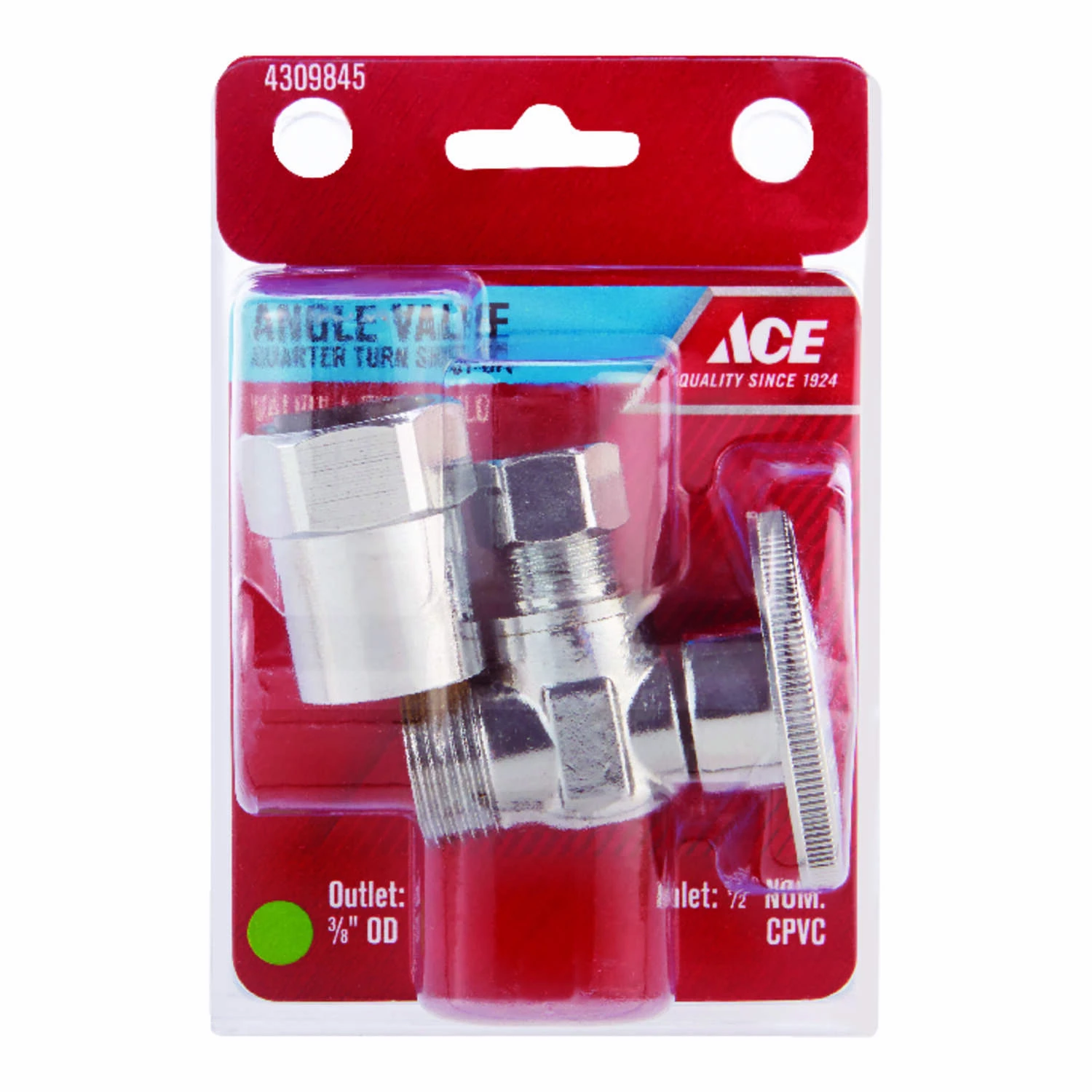 Ace CPVC Compression Brass Shut-Off Valve