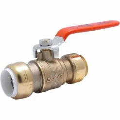 SharkBite 1 In. Brass Push Fit Ball Valve Full Port