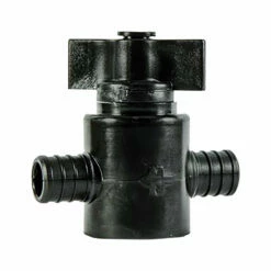Flair-It Ecopoly 3/4 In. Crimp X 3/4 In. Plastic Straight Stop Valve