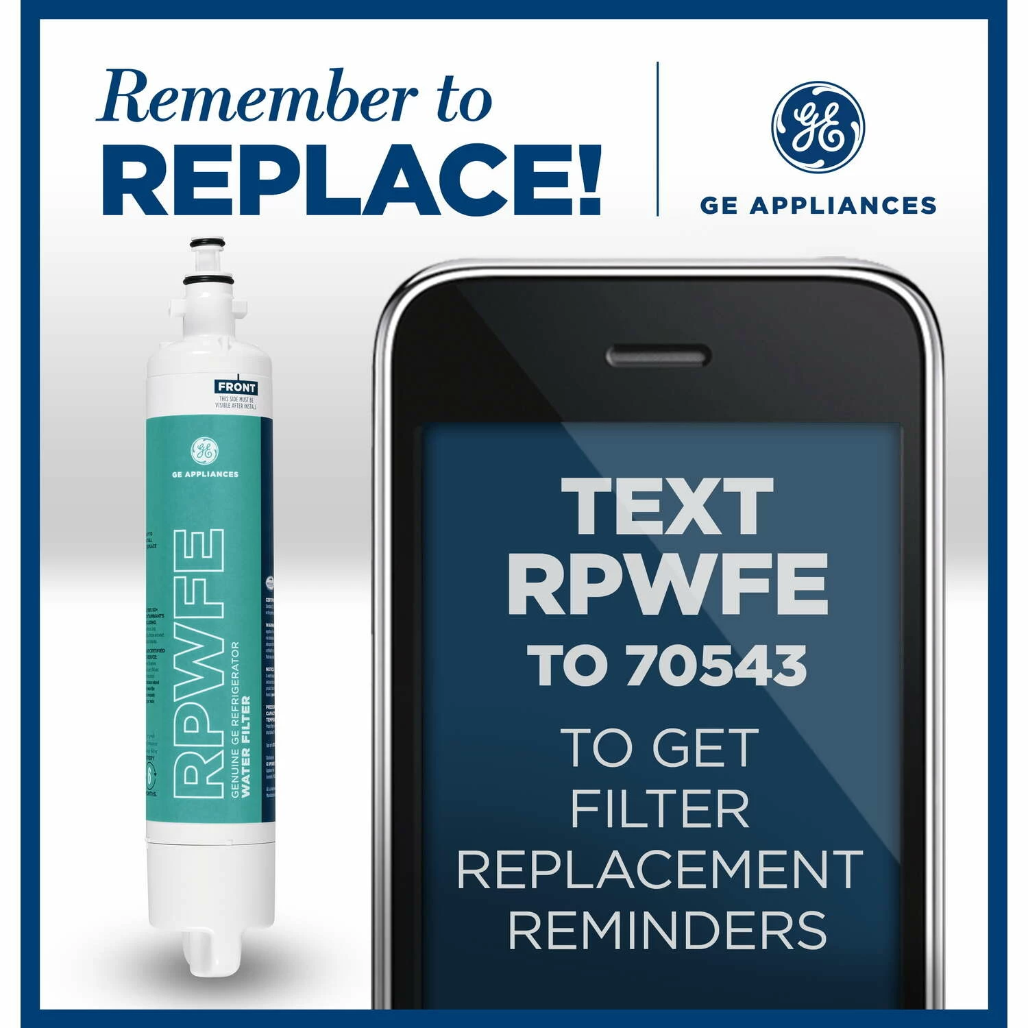GE Appliances Replacement Water Filter RPWFE - Image 4