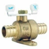 Apollo® Apollo 3/4 In. Brass Crimp Ball Valve With Mounting Pad Standard Port