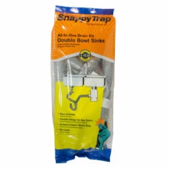 Snappy Trap 1-1/2 In. D PVC Double Sink Drain Kit