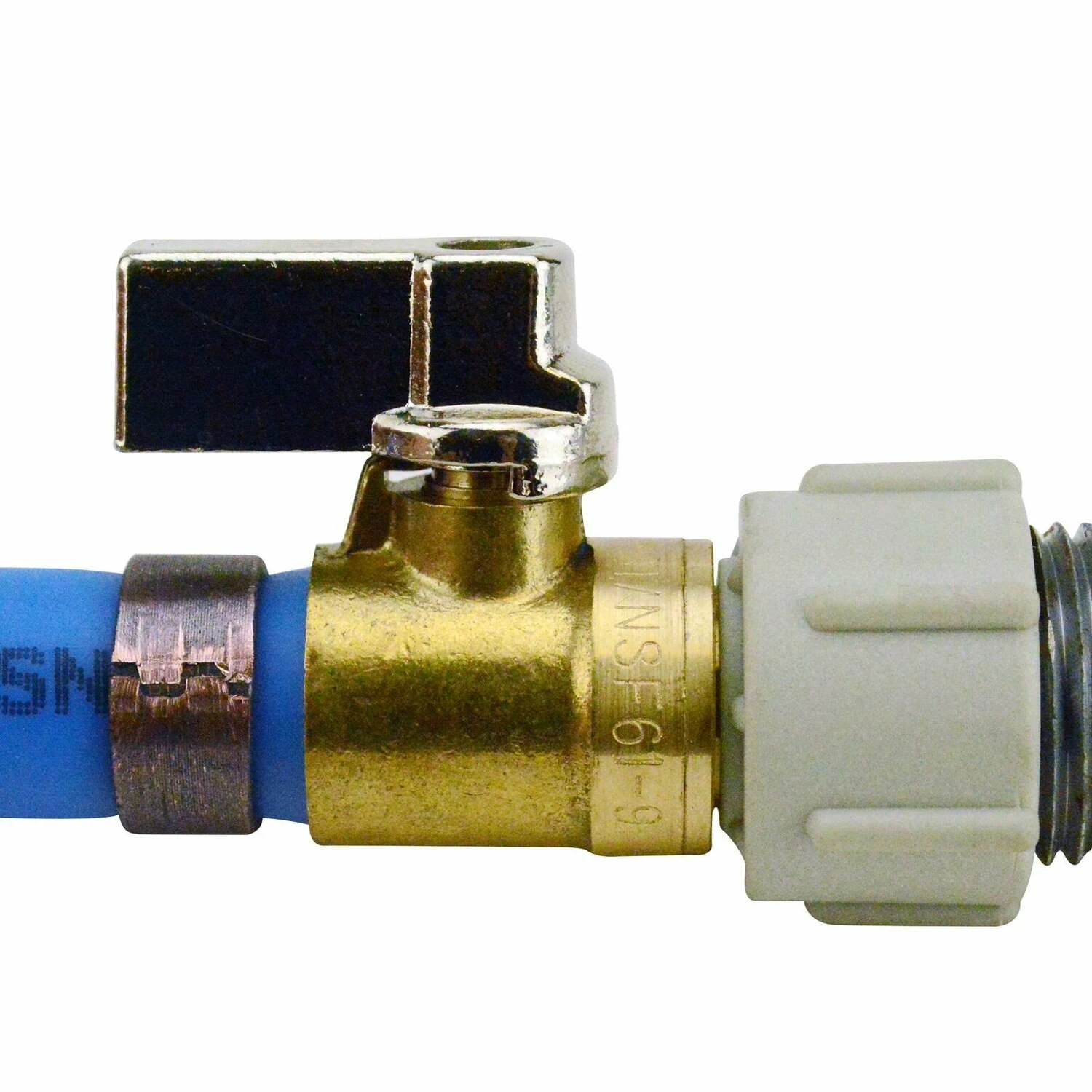 Apollo® Apollo 1/2 In. PEX Barb In To X 1/2 In. FPT Swivel Brass Stop Valve - Image 5