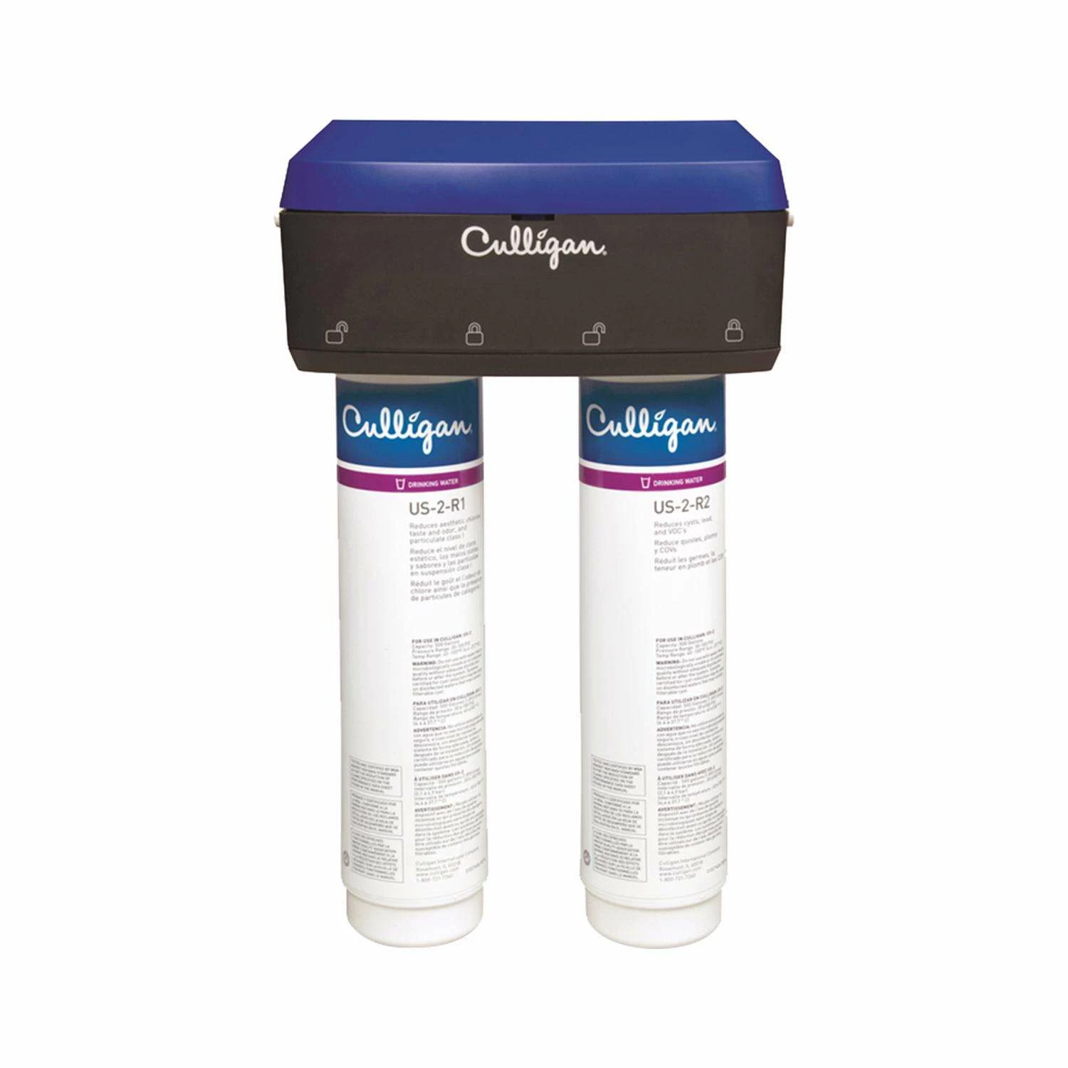 Culligan 2 Stage Under Sink Water Filtration System For Culligan