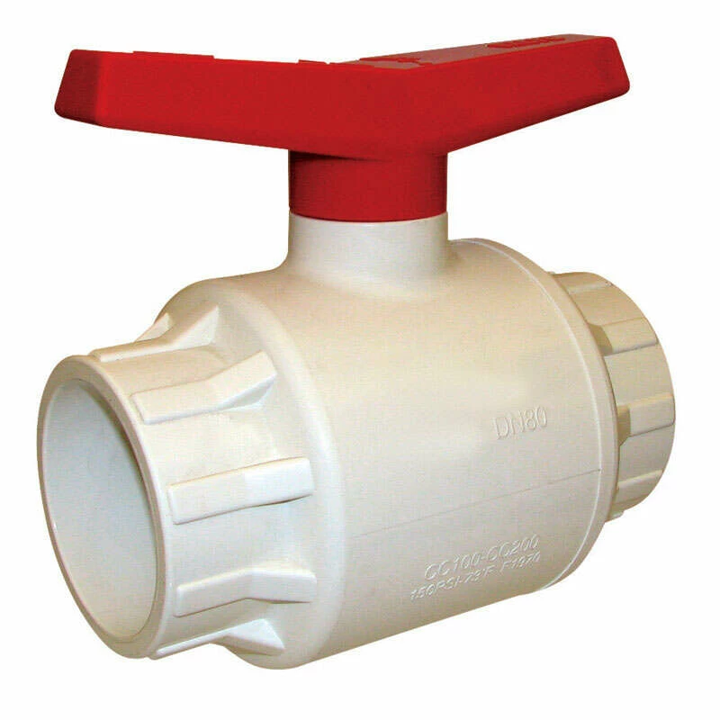 B&K ProLine 4 In. PVC Slip Ball Valve Full Port